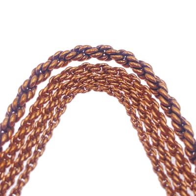 China Outstanding Bracelets Quality Red Rope Twist Chain For Necklace And Bracelet for sale