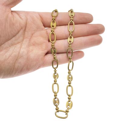 China Jewelry Design Manufacturer Supply Vintage Zinc Alloy Handmade Chain Beads for sale