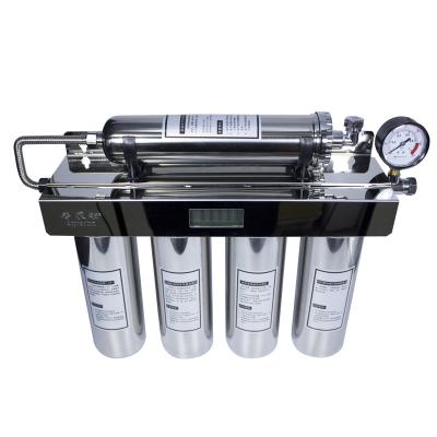 China 2022 new hotel household 5 introduces 304 stainless steel ultra-filtration water filter system UF integrated water filter for sale