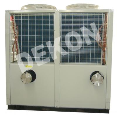 China Air cooled chiller modular type with heat pump-40TR for sale