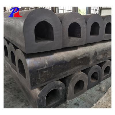 China Custom Nonstandard D Type Marine Dock Fenders Rubber Dock Bumpers Damper for Boats for sale