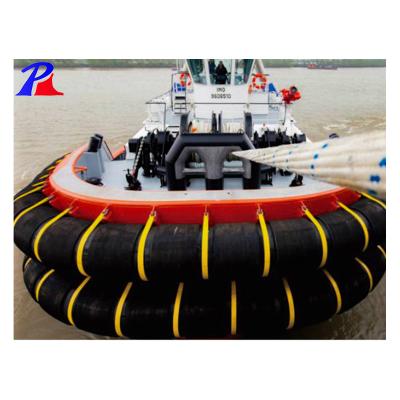 China CCS.BV.ABS.SGS Certified Black Grey Cylindrical Tug Boat Rubber Fender for Wuhu Anhui for sale