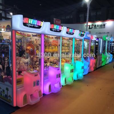 China Crazy TL Toy 3 Crane Machine , Professional Claw Machine W79*D102*H198CM for sale