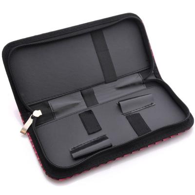 China Fashion PU Scissors Case Zipper Closure Leather Durable And Lightweight Popular By Professional Barber Scissors Holder for sale