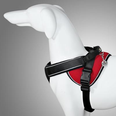 China Large Dog Viable Reflective Tactical Harness Safety Pet Vest Out Of Door Dog Harness For Dog Training IFPL-025 for sale