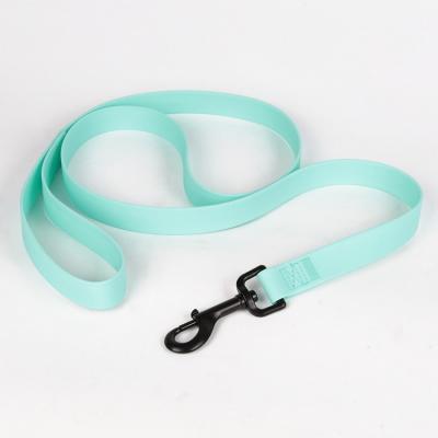 China IFPXQ-002 Factory Direct OEM High Quality Custom Viable Colors Light Green PVC Coated Waterproof Dog Collar And Leash Set for sale