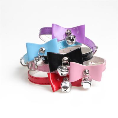 China IFCXQ-001 Small Viable Adjustable Pet Puppy Cute Bow Tie Cat Collar for sale