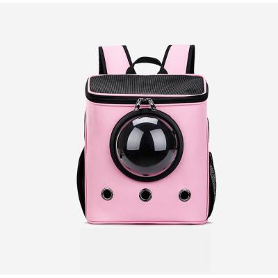 China Wholesale Fashion Breathable Cat Space Capsule Shaped Pet Backpack Carrier Bag IFPBB-003 for sale