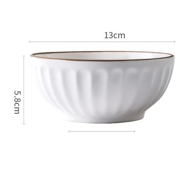 China Sustainable Dinner Plate Set Custom LOGO Ramen Nordic Matte Porcelain Microwave For Hotel Restaurant for sale