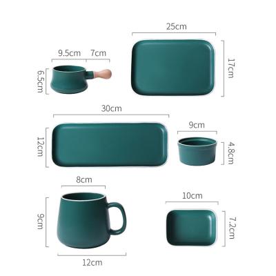 China Crocery Matte Durable Sublimation Ceramic Dish Colorful White Black Snack Viable For Restaurant Supply Hotel For Party DSW025 for sale