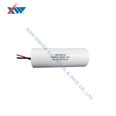 China Ultra High Voltage Pulse Capacitor 550V AC 78μF With Wire Lead Customized For Motor Run Capacitor for sale