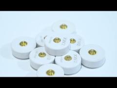 High voltage ceramic disk capacitor doorknob ceramic type used for laser generator