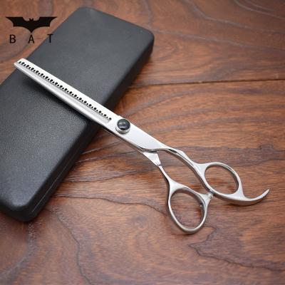 China LT6-7038E Hot Sale japanese 440C steel scissors 7.0 inch european style pet thinning grooming shears en venta