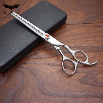 China LT6-7038F Hot Sale japanese steel 440C 7.0 inch european style thinning scissors pet grooming shears en venta