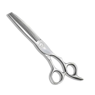 China A4-7035CT Japan 440C Pet Grooming Thinning Shears Curved Blade Scissors en venta