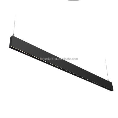 China TUNUN 1.2m Industrial Bar Kitchen Dining Table Linear Pendant Lamp Through Light Desk Mini Cord Pendant Linear Light for sale