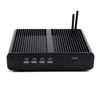 China For Business 16g RAM DDR4 I5 I7 8550U 8565u Mini PC With 3g 4g Wireless Modem 19v x86 Fanless Mini Desktop Computer for sale