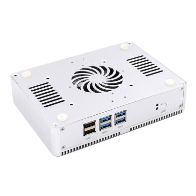 China 2019 new design computer hardware china hardware 2019 best selling blue black blue black fanless pc i3 desktop i5 i7 mini pc for sale