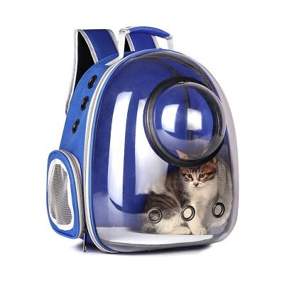 China High quality porous and breathable portable transparent airy backpack space capsule dog and cat travel bag for sale