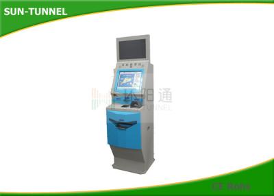 China Máquina nacional vertical do bilhete do serviço do auto do trilho com o leitor de cartão do RFID à venda