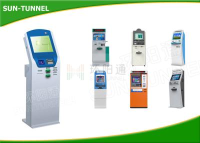 China Code Keyboard Credit Card Kiosk Payment Machine For Railway Station for sale