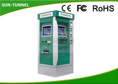 China Indoor Advertising Multifunction Kiosk , Double Sided Screen Self Service POS Kiosk for sale