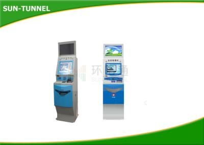 China Metal Keyboard Outdoor Touch Screen Kiosks Uk , Customised Size Card Reader Kiosk for sale