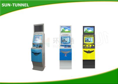 China 19 Inch LED Shopping Mall Kiosk , Magnetic / IC / NFC Card Payment Kiosk Machine for sale