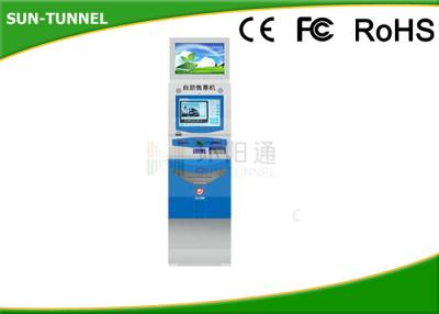 China Self Service Software Dual Screen Kiosk Gift Card Dispenser Anti - Vandal 250cd / ㎡ for sale