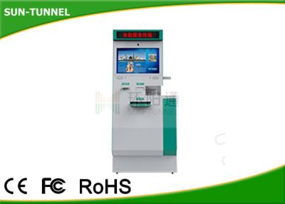 China Automatic Hotel Terminal Customer Service Kiosk , Fast Food Self Service Kiosk Payment Function for sale