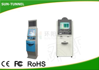 China Wireless Hotel Lobby Kiosk With Laser A4 Printer Modular Design for sale