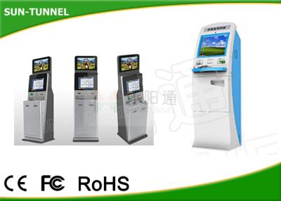 China ID Scanning Hotel Lobby Kiosk Self Service Machines Industry PC Host for sale