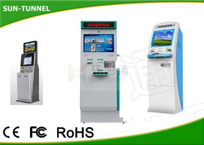 China High Definitin Self Service Computer Kiosk , Portable Dual Screen Trade Show Kiosk for sale