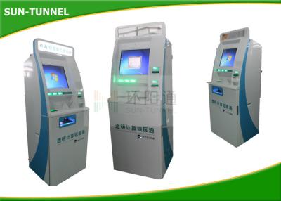 China Wireless Module Automated Ticket Kiosk , Water Proof Airline Kiosk Check In Function for sale