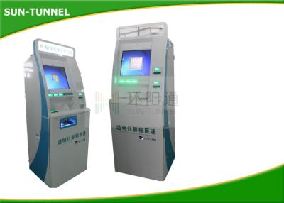 China Multifunction Patient Registration Kiosk，Lcd Touch Screen Kiosk With Card Reader for sale