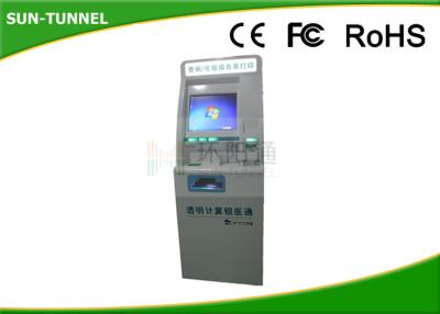 China Multifunction Windows 7 Linux ATM Wall Mount Kiosk With Cash Dispenser Machine for sale