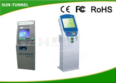 China 17'' Touch Screen Information Kiosk Self Service Machine A4 Paper Printing Avaliable for sale