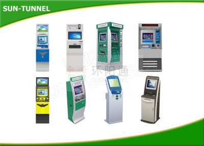 China Multi - Function Self Service Banking Kiosk Queuing System Ticket Dispenser for sale