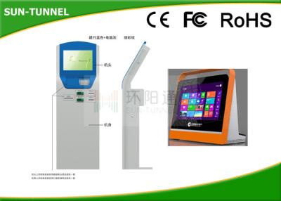 China Transaction Self Service Banking Kiosk With A4 Printer USB Interface for sale