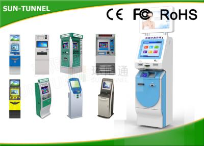 China 17 Inch IR Touch Screen Money Exchange Machine , Coin Acceptor Automatic Teller Machines for sale