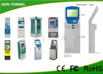 China Máquina del cajero automático del quiosco de los servicios financieros del aeropuerto para la transacción 60MHZ de la tarjeta en venta