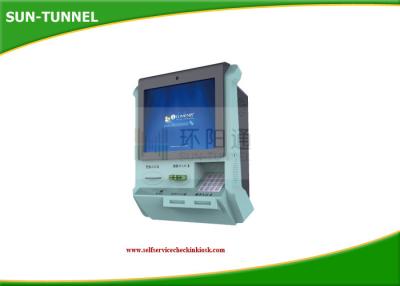 China 17 Inch All In One Ir Wall Mount Touch Screen Kiosk Hire With Note Acceptor for sale