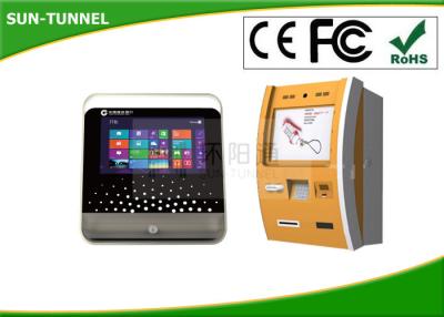 China Windows Xp Customizable Self Service Banking Kiosk Touch Screen With Finger Print Reader for sale