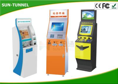 China Karten-Zufuhr-Maschine ODM an der Wand befestigte, Touch Screen Kiosk-Kartenleser im Freien zu verkaufen