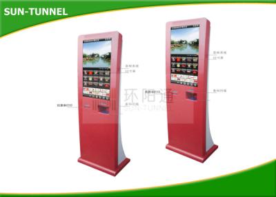 China Einkaufszentrum-Kupon-Druck-Selbstservice-Kiosk-Touch Screen Bodenstellung zu verkaufen