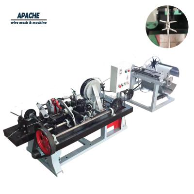 China Road Field Railway Galvanized Steel Wire Machine Safety Barbed Wire Making Machine Single Strand Type for sale