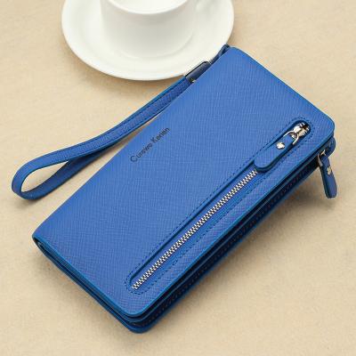 China None fashion women's long wallet leather girls invent wallet for sale