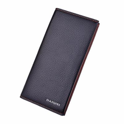 China 2019 New Korean Fashion Multi-Card Long Purse Business Men's No Wallet for sale