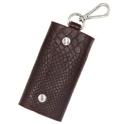 China Hot Vintage Vintage Mens Key Wallet PU Leather Small Key Holder Bags For Man for sale