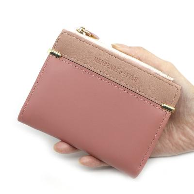 China NO Pure Color Quilting Square Zipper Purse Tassel PU Leather Wallet For Women for sale